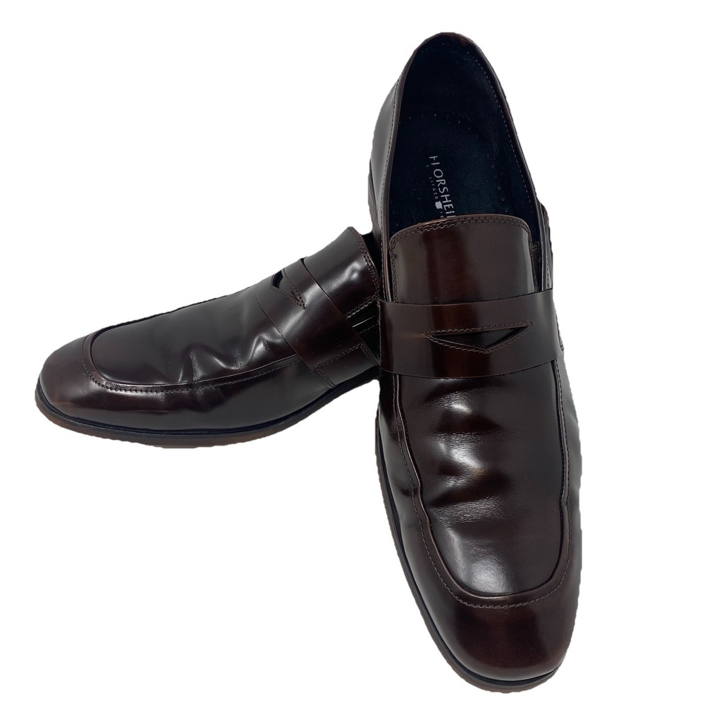 Florsheim Mens Dress Shoes 13D Loafers Brown Genuine Leather Great Condition